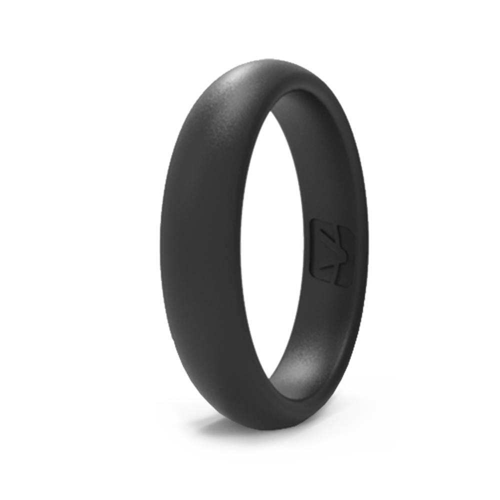 Adventure Collection Flexible Ring - Thin - Obsidian