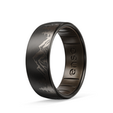 Peak Ring - Black Zirconium & Meteorite
